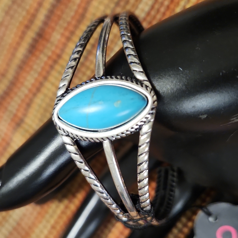 Silvertone Cuff Bracelet